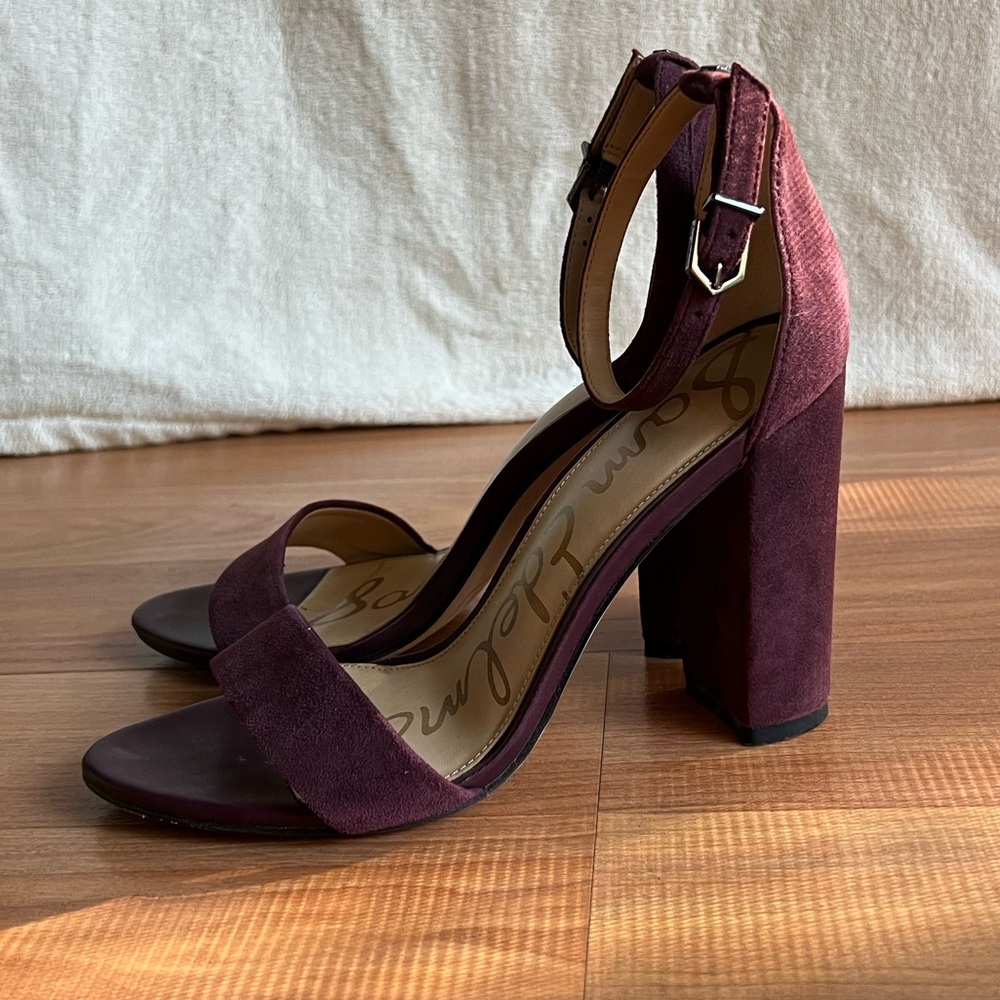 Sam Edelman Wine Block Heel